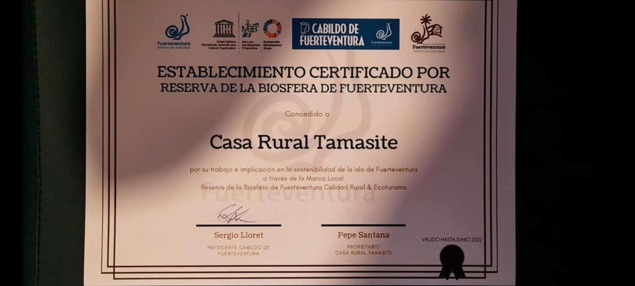Casa Rural Tamasite Tuineje Kültér fotó